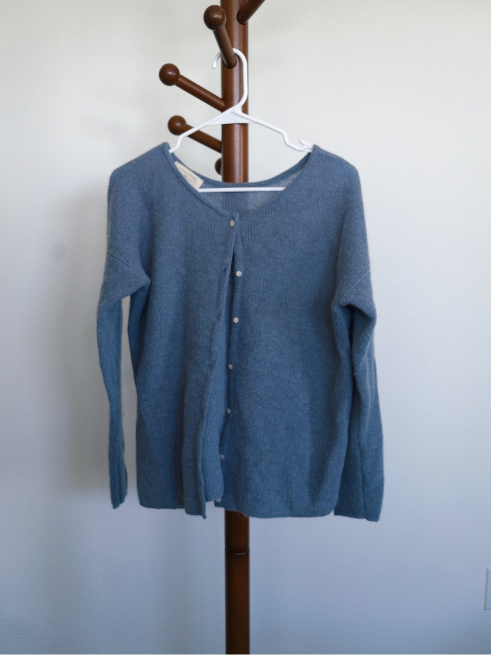 Sezane blue women Mohair Cardigan size M